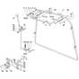 1436M - 2002 - 13-2651-12 - Mountfield Ride On Mower Grasscatcher Diagram
