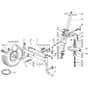 1436M - 2004 - 13-2651-14 - Mountfield Ride On Mower Steering Diagram