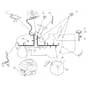 1436M - 2002-2005 - 299951333/MOU - Mountfield Ride On Mower Electrics Diagram
