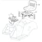 1436M - 2008 - 299954383/BM8 - Mountfield Ride On Mower Seat Diagram
