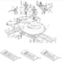 1436M - 2008 - 299954483/UM8 - Mountfield Ride On Mower 92cm Deck Diagram