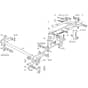 1436M - 2011-2013 - 2T0320283/M10 - Mountfield Ride On Mower Cutting plate lifting Diagram