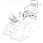 1436M - 2009 - 2T2244483/UM9 - Mountfield Ride On Mower Seat Diagram