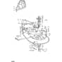 1438M - 2002 - 13-2656-12 - Mountfield Ride On Mower 98cm Deck Diagram