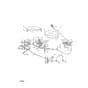 1438M - 2003 - 13-2656-13 - Mountfield Ride On Mower Deck Engagement Diagram