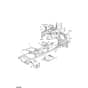1438M - 2004 - 13-2656-14 - Mountfield Ride On Mower Chassis Diagram