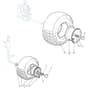 1438M - 2007 - 299952383/MO6 - Mountfield Ride On Mower Wheels Diagram