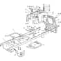 1438M SD - 2002-2005 - 299952333/MOE - Mountfield Ride On Mower Frame Diagram