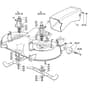 1440H - 2004 - 13-2660-14 - Mountfield Ride On Mower 102cm Deck Diagram
