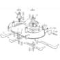 1440H - 2004-2005 - 299931333/MOE - Mountfield Ride On Mower 102cm Deck Diagram