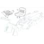 1440H - 2006 - 299931383/MO6 - Mountfield Ride On Mower Seat Diagram