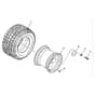 John Deere 1445 - PC10345 - Front Wheels - ST452289