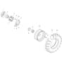 145 S - Bertolini Sickle Bar Mower Brake and wheels Diagram