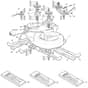 14H36H - 2007 - 299964483/MOF - Mountfield Ride On Mower 92cm Deck Diagram