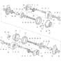 150 MS - Bertolini Sickle Bar Mower Gears (Reduction gear) Diagram