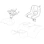1530H - 2022-2023 - 2T2100483/M22 - Mountfield Ride On Mower Seat Diagram