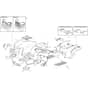 1530H - 2020-2021 - 2T2120483/M20 - Mountfield Ride On Mower Body Diagram