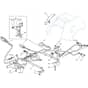 1538H - 2008 - 299968433/M08 - Mountfield Ride On Mower Brake and Gearbox Controls Diagram