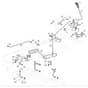 1538H - 2022-2023 - 2T2610483/M22 - Mountfield Ride On Mower Cutting plate lifting Diagram