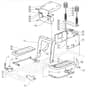 1538H - 2020-2021 - 2T2620483/M20 - Mountfield Ride On Mower Frame Diagram