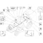1538H - 2024-2025 - 2T2620483/M25 - Mountfield Ride On Mower Electrical Parts Diagram