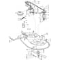 1538H-SD - 2020-2021 - 2T0630483/M20 - Mountfield Ride On Mower Cutting Plate Diagram