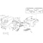 1538M - 2016-2019 - 2T2520483/M16 - Mountfield Ride On Mower Body Diagram