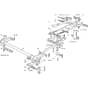 1540H - 2011-2013 - 2T1720483/M11 - Mountfield Ride On Mower Cutting plate lifting Diagram