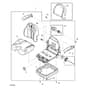 John Deere 1550 - PC12157 - Seat Kit (070001 - ) - ST1016983