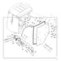 John Deere 1575 - PC12159 - Cab Door - ST786596