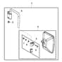John Deere 1575 - PC12159 - External Mirror - ST952627