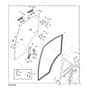 John Deere 1585 - PC12161 - Cab Door - ST786635