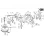 1636H - 2007 - 13-2624-12 - Mountfield Ride On Mower Transmission Diagram