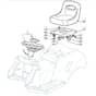 1636H - 2007 - 299964683/MO7 - Mountfield Ride On Mower Seat Diagram