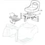 1636M - 2006 - 299951683/MO6 - Mountfield Ride On Mower Seat Diagram
