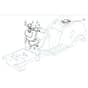 1636M - 2015 - 2T0330483/M15 - Mountfield Ride On Mower Fuel Tank Diagram