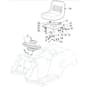 1636M - 2015 - 2T0330483/M15 - Mountfield Ride On Mower Seat Diagram