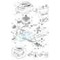 1636M - 2015 - 2T0330483/M15 - Mountfield Ride On Mower TRE0801 Engine Diagram