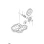 1640H - 2002 - 13-2654-12 - Mountfield Ride On Mower Final Pinion Diagram