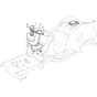 1640H - 2013-2020 - 2T1710483/M13 - Mountfield Ride On Mower Fuel Tank Diagram