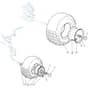 16H40H - 2007 - 299931683/MOF - Mountfield Ride On Mower Wheels Diagram