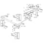 1736H Twin - 2020-2022 - 2T0440483/M20 - Mountfield Ride On Mower Cutting plate lifting Diagram