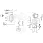 1736H Twin - 2020-2022 - 2T0440483/M20 - Mountfield Ride On Mower Cylinder Head Diagram