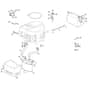 1736H Twin - 2022-2023 - 2T0785483/M22 - Mountfield Ride On Mower Engine Diagram