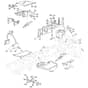 1736H Twin - 2022-2023 - 2T0785483/M22 - Mountfield Ride On Mower Frame Diagram