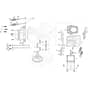 1738H - 2025 - 2T0830483/M25 - Mountfield Ride On Mower Cylinder Head Diagram