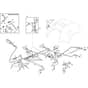 1740H Twin - 2020-2022 - 2T1740483/M20 - Mountfield Ride On Mower Brake and Gearbox Controls Diagram