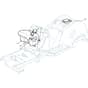 1740H Twin - 2020-2022 - 2T1740483/M20 - Mountfield Ride On Mower Fuel Tank Diagram