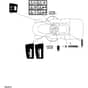 1840H - 2007 - 13-2681-12 - Mountfield Ride On Mower Labels Diagram