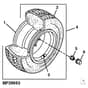 John Deere 1905 - PC9386 - Front Wheels - ST501772